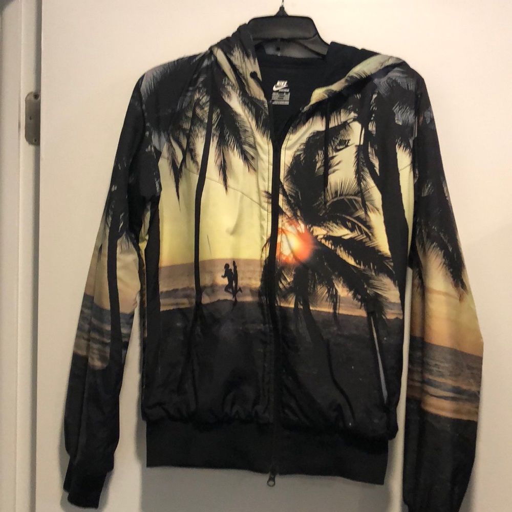 Nike beach print women’s jacket